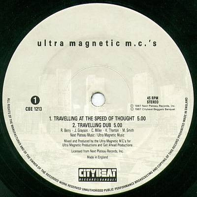 ULTRAMAGNETIC MC'S - Travelling At The Speed Of Thought