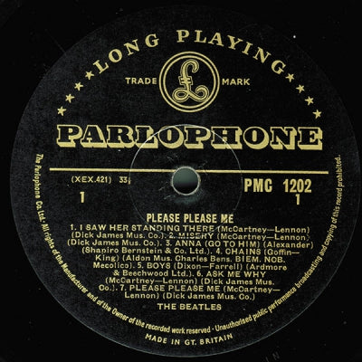 THE BEATLES - Please Please Me