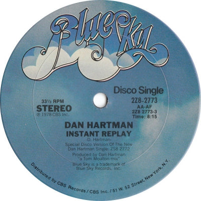 DAN HARTMAN - Instant Replay