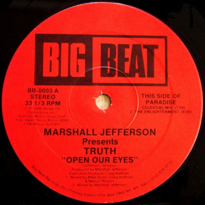 MARSHALL JEFFERSON PRESENTS TRUTH - Open Our Eyes