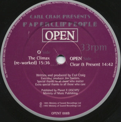 PAPERCLIP PEOPLE - The Climax