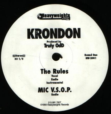 KRONDON - The Rules