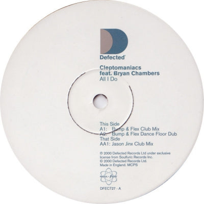 CLEPTOMANIACS FEAT. BRYAN CHAMBERS - All I Do