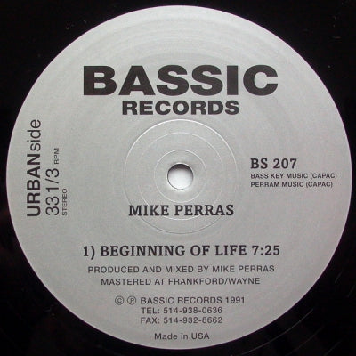 MIKE PERRAS - Keep Movin' / A Little Bit Of This /  Beginning Of Life