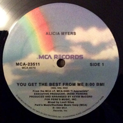 ALICIA MYERS - I Want To Thank You / You Get The Best From Me