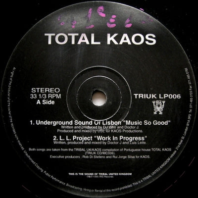 UNDERGROUND SOUND OF LISBON / L.L. PROJECT / URBAN DREAMS / D.J.T. - Total Kaos