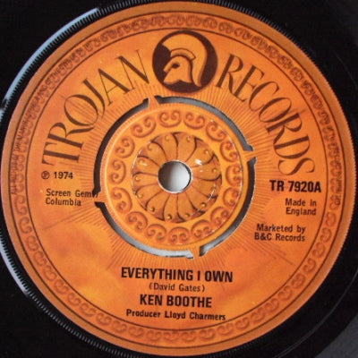 KEN BOOTHE - Everything I Own / Drum Song