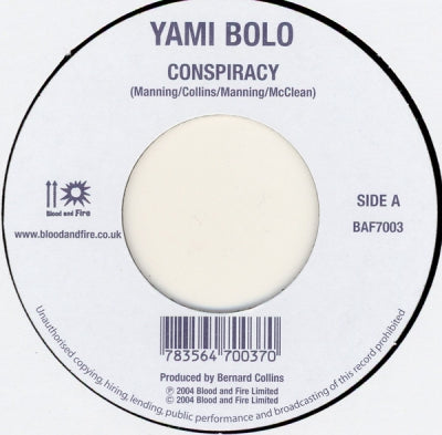 YAMI BOLO / NATURAL BLACK - Conspiracy / It's A Joy