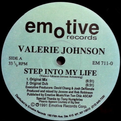 VALERIE JOHNSON - Step Into My Life