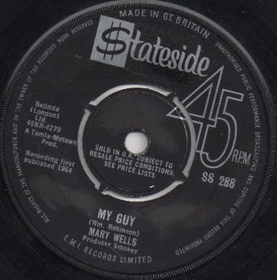 MARY WELLS - My Guy / Oh Little Boy (What Did You Do To Me)