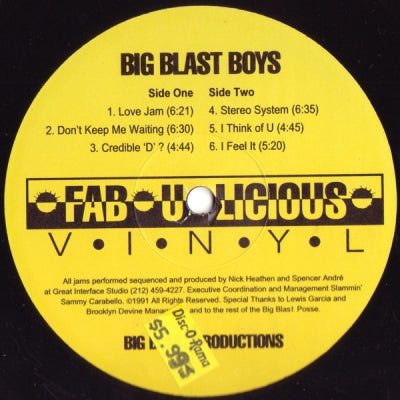 BIG BLAST BOYS - EP