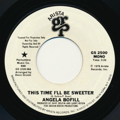 ANGELA BOFILL - This Time I'll Be Sweeter