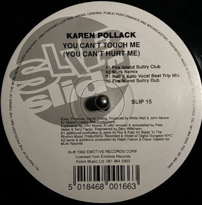 KAREN POLLACK - You Can't Touch Me