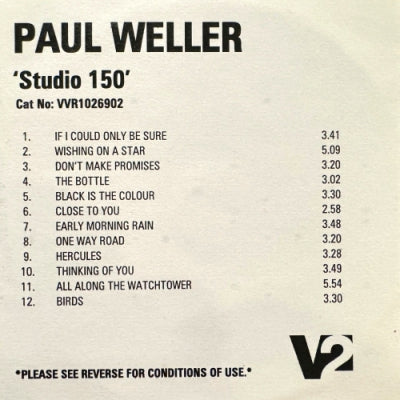 PAUL WELLER - Studio 150