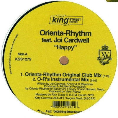 ORIENTA-RHYTHM FEAT. JOI CARDWELL - Happy