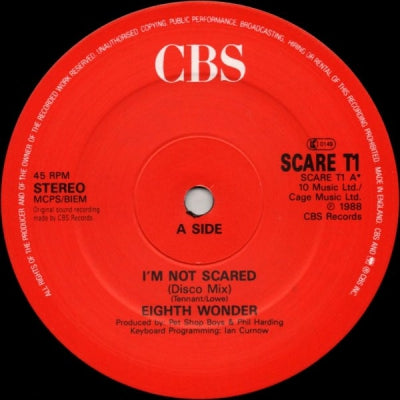 EIGHTH WONDER - I'm Not Scared