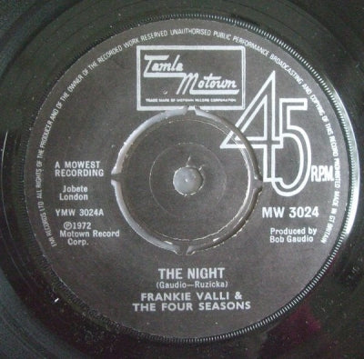 FRANKIE VALLI AND THE FOUR SEASONS - The Night