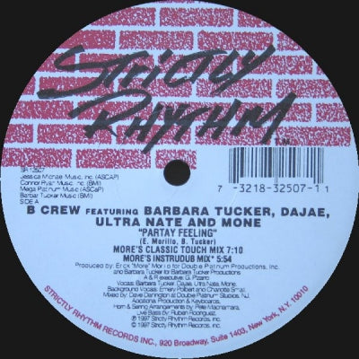 B CREW FEATURING BARBARA TUCKER, DAJAE, ULTRA NATé + MONé - Partay Feeling