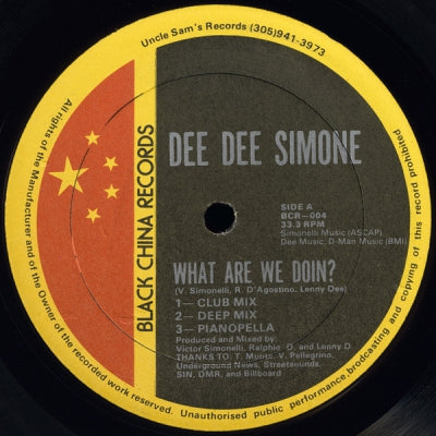 DEE DEE SIMONE - What Are We Doin' ?