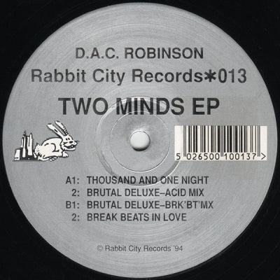 D.A.C. ROBINSON - Two Minds EP