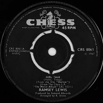 RAMSEY LEWIS - Girl Talk / Dancing In The Street