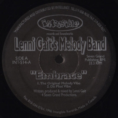 LENNI GAITS MELODY BAND - Embrace