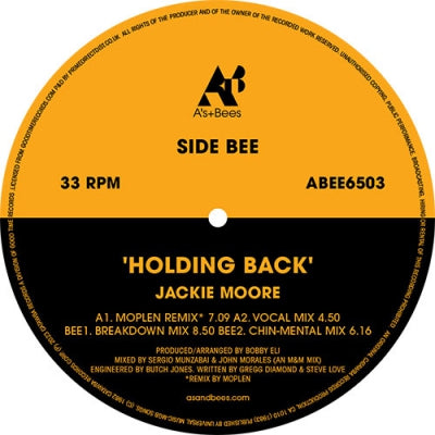 JACKIE MOORE - Holding Back