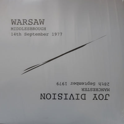 WARSAW / JOY DIVISION - Warsaw Middlesbrough 14th September 1977 / Joy Division Manchester 28th September 1979