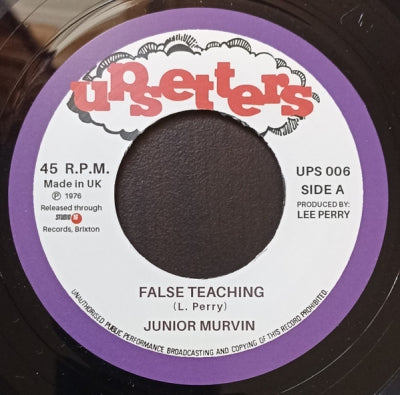 JUNIOR MURVIN - False Teaching