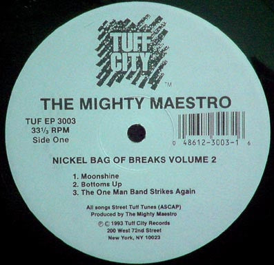 THE MIGHTY MAESTRO - Nickel Bag Of Breaks Volume 2