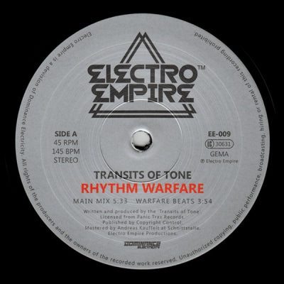 TRANSITS OF TONE - Rhythm Warfare / Battle Zone