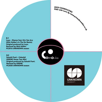 VARIOUS - Cosmocities Presents Unknown Season