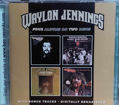 WAYLON JENNINGS - Lonesome, On’ry & Mean/Honky Tonk Heroes/This Time/The Ramblin’ Man