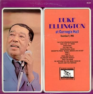DUKE ELLINGTON - Duke Ellington At Carnegie Hall December 11th, 1943