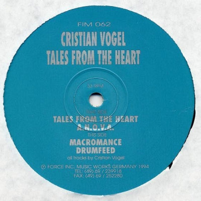 CRISTIAN VOGEL - Tales From The Heart