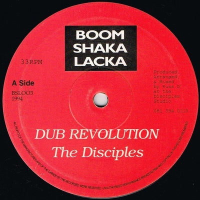 THE DISCIPLES - Dub Revolution