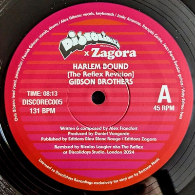 GIBSON BROTHERS - Harlem Bound / Dancin' The Mambo