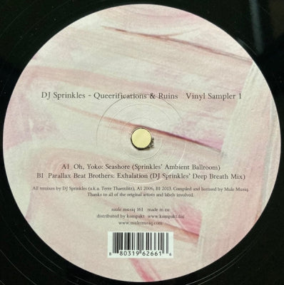 VARIOUS (OH, YOKO / PARALLAX BEAT BROTHERS) - Queerifications & Ruins Vinyl Sampler 1