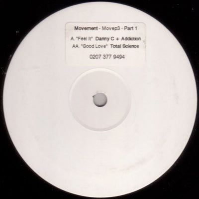 DANNY C & ADDICTION / TOTAL SCIENCE - The Sound Of Movement Vinyl Sampler 01