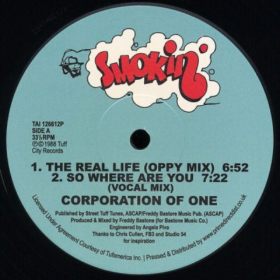 CORPORATION OF ONE - The Real Life / So Where Are You?