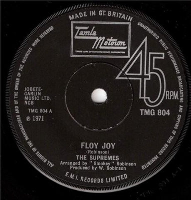 THE SUPREMES - Floy Joy / This Is The Story