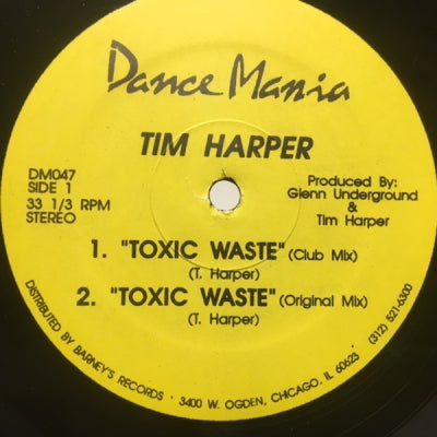 TIM HARPER - Toxic Waste