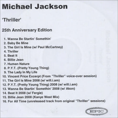 MICHAEL JACKSON - Thriller