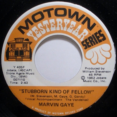 MARVIN GAYE - Stubborn Kind Of Fellow / Hitch Hike