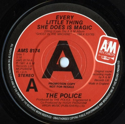 THE POLICE - Every Little Thing She Does Is Magic