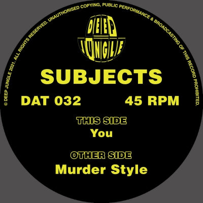 SUBJECTS - Murder Style / You