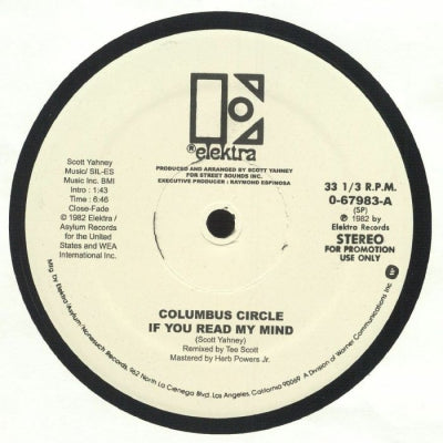 COLUMBUS CIRCLE - If You Read My Mind