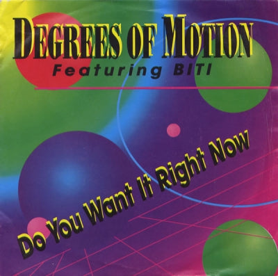 DEGREES OF MOTION - Do You Want It Right Now