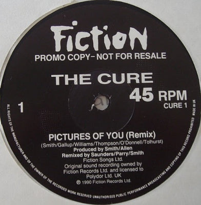 THE CURE - Pictures Of You