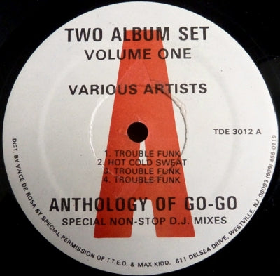 VARIOUS ARTISTS - Anthology Of Go-Go Volume One (Special Non-Stop D.J. Mixes)